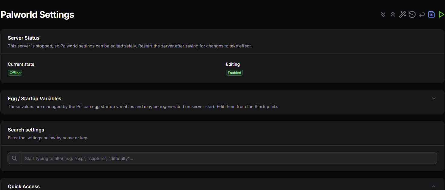 Palworld Settings Editor